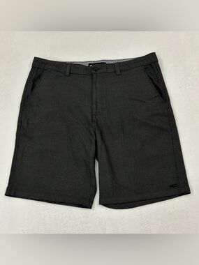 O’Neill Surfer Skater Classic Dark Gray Flat Front Casual Dress Shorts Men’s 38